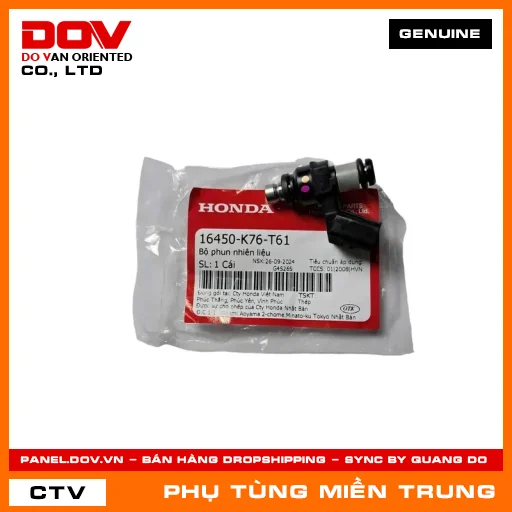 BỘ PHUN NHIÊN LIỆU HONDA CHÍNH HÃNG (MÃ: 16450K76T61) — 16450K76T61