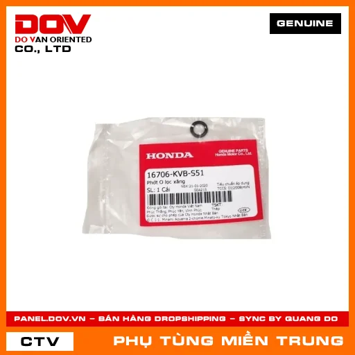 PHỚT O LỌC XĂNG HONDA CHÍNH HÃNG (MÃ: 16706KVBS51) — 16706KVBS51
