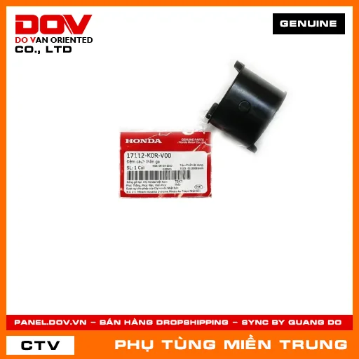 ĐỆM CÁCH THÂN GA HONDA CHÍNH HÃNG (MÃ: 17112K0RV00) — 17112K0RV00