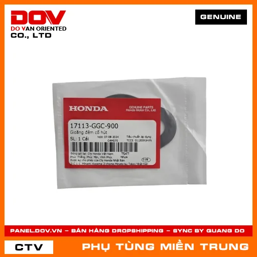 GIOĂNG ĐỆM CỔ HÚT HONDA CHÍNH HÃNG (MÃ: 17113GGC900) — 17113GGC900