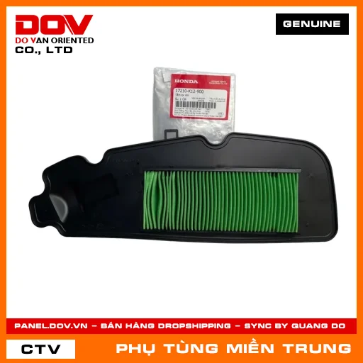 TẤM LỌC KHÍ HONDA CHÍNH HÃNG (MÃ: 17210K12900) — 17210K12900