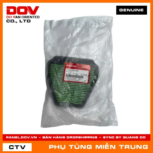 TẤM LỌC KHÍ HONDA CHÍNH HÃNG (MÃ: 17210K56V00) — 17210K56V00