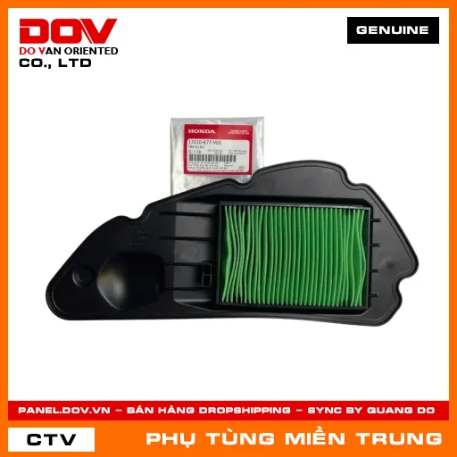 TẤM LỌC KHÍ HONDA CHÍNH HÃNG (MÃ: 17210K77V00) — 17210K77V00