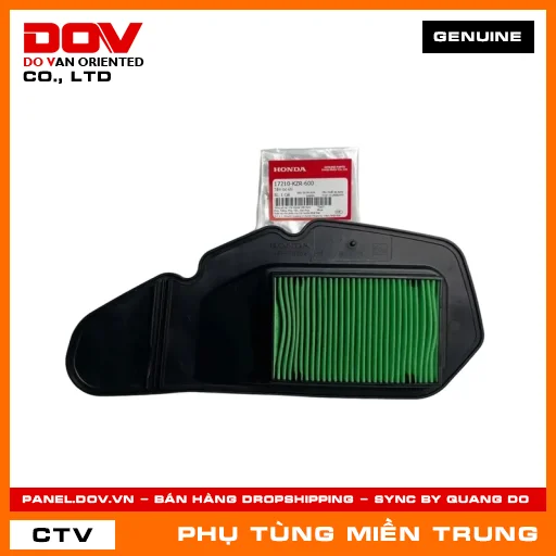 TẤM LỌC KHÍ HONDA CHÍNH HÃNG (MÃ: 17210KZR600) — 17210KZR600