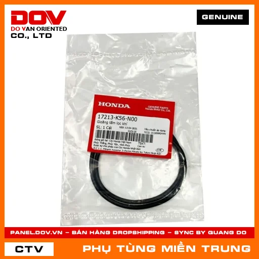 GIOĂNG TẤM LỌC KHÍ HONDA CHÍNH HÃNG (MÃ: 17213K56N00) — 17213K56N00