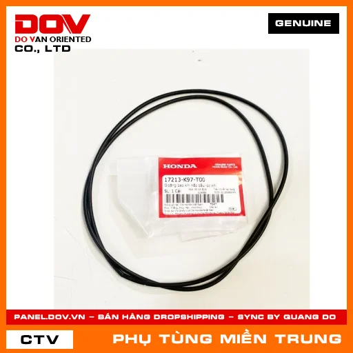 GIOĂNG BAO KÍN NẮP BẦU LỌC KHÍ HONDA CHÍNH HÃNG (MÃ: 17213K97T00) — 17213K97T00