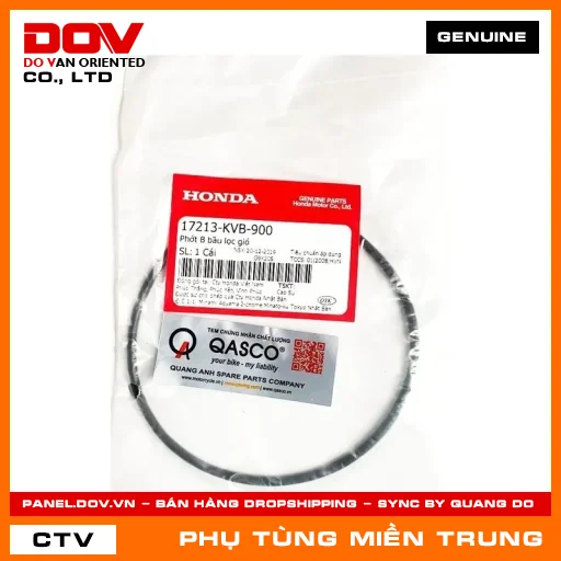 PHỚT B BẦU LỌC GIÓ HONDA CHÍNH HÃNG (MÃ: 17213KVB900) — 17213KVB900