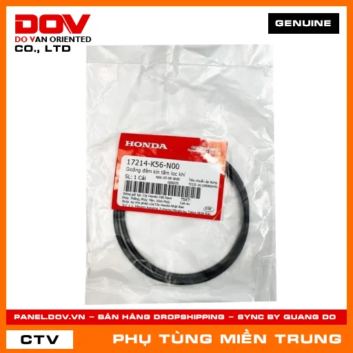 GIOĂNG ĐỆM KÍN TẤM LỌC KHÍ HONDA CHÍNH HÃNG (MÃ: 17214K56N00) — 17214K56N00