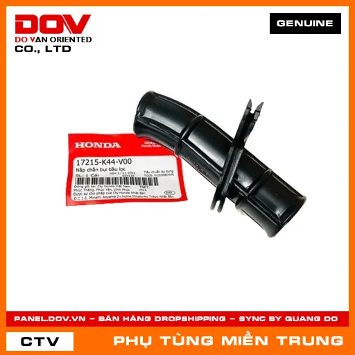 NẮP CHẮN BỤI BẦU LỌC HONDA CHÍNH HÃNG (MÃ: 17215K44V00) — 17215K44V00