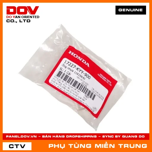 ỐNG NHỰA 11X15X40 HONDA CHÍNH HÃNG (MÃ: 17227KYY900) — 17227KYY900