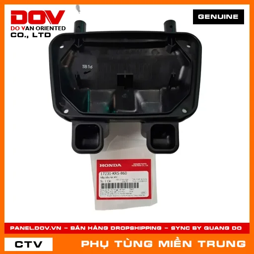 NẮP BẦU LỌC KHÍ HONDA CHÍNH HÃNG (MÃ: 17231KRS860) — 17231KRS860