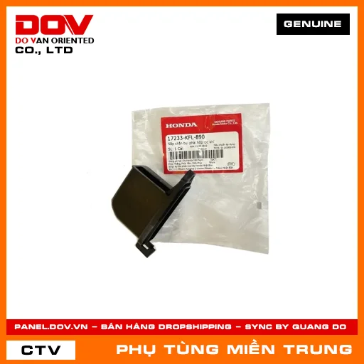 NẮP CHẮN BỤI PHẢI HỘP LỌC KHÍ HONDA CHÍNH HÃNG (MÃ: 17233KFL890) — 17233KFL890
