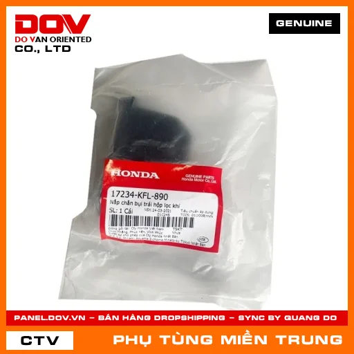 NẮP CHẮN BỤI TRÁI HỘP LỌC KHÍ HONDA CHÍNH HÃNG (MÃ: 17234KFL890) — 17234KFL890