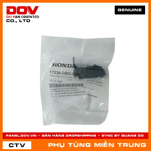 NẮP CHẮN BỤI B PHẢI HỘP LỌC KHÍ HONDA CHÍNH HÃNG (MÃ: 17236GBGB20) — 17236GBGB20