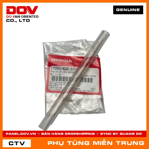ỐNG XẢ CẶN BẦU LỌC KHÍ HONDA CHÍNH HÃNG (MÃ: 17261KGF900) — 17261KGF900