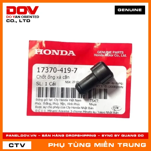 CHỐT ỐNG XẢ CẶN HONDA CHÍNH HÃNG (MÃ: 17370419700) — 17370419700