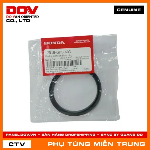 GIOĂNG ĐỆM KÍN BÌNH XĂNG HONDA CHÍNH HÃNG (MÃ: 17518GHB603) — 17518GHB603