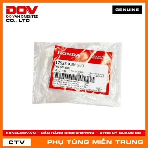 ỐNG NỐI XĂNG HONDA CHÍNH HÃNG (MÃ: 17525KBN900) — 17525KBN900