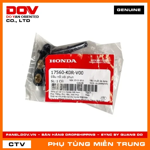 ĐẦU NỐI VÒI PHUN HONDA CHÍNH HÃNG (MÃ: 17560K0RV00) — 17560K0RV00