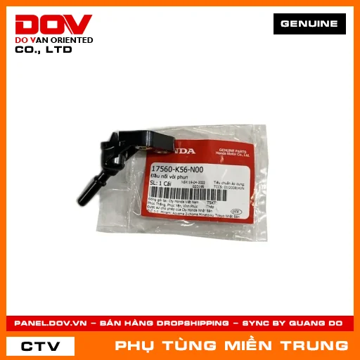 ĐẦU NỐI VÒI PHUN HONDA CHÍNH HÃNG (MÃ: 17560K56N00) — 17560K56N00
