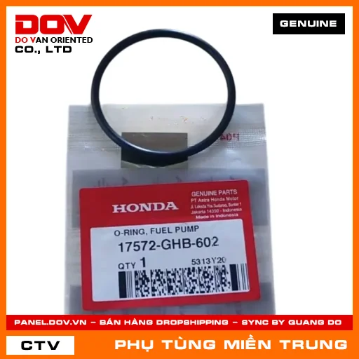 PHỚT O BÌNH XĂNG HONDA CHÍNH HÃNG (MÃ: 17572GHB602) — 17572GHB602