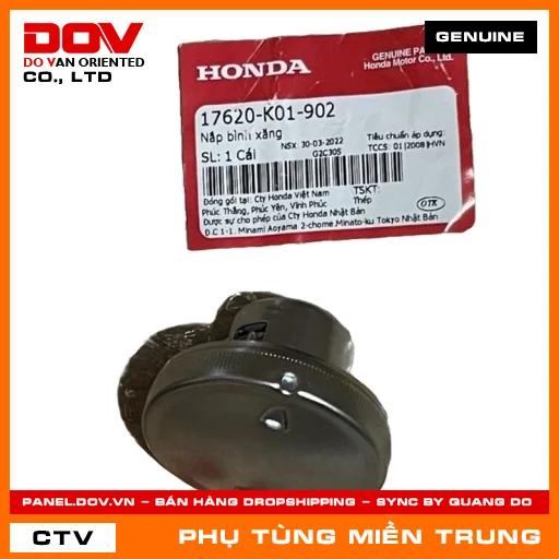 NẮP BÌNH XĂNG HONDA CHÍNH HÃNG (MÃ: 17620K01902) — 17620K01902