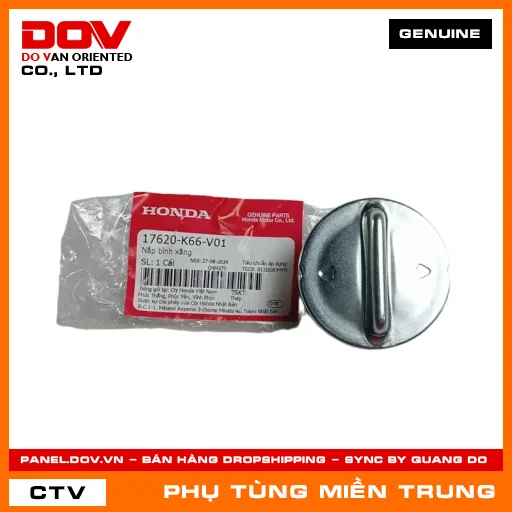 NẮP BÌNH XĂNG HONDA CHÍNH HÃNG (MÃ: 17620K66V01) — 17620K66V01