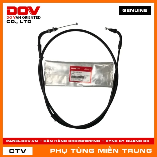 DÂY GA HONDA CHÍNH HÃNG (MÃ: 17910K27V01) — 17910K27V01