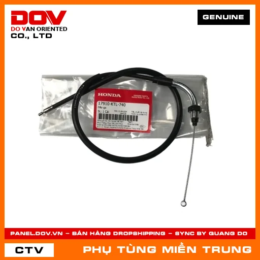 DÂY GA HONDA CHÍNH HÃNG (MÃ: 17910KTL740) — 17910KTL740