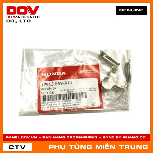 KẸP DÂY GA HONDA CHÍNH HÃNG (MÃ: 17913K59A10) — 17913K59A10