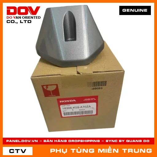 ĐUÔI ỐNG XẢ*NH167MU* HONDA CHÍNH HÃNG (MÃ: 18306K59A70ZA) — 18306K59A70ZA