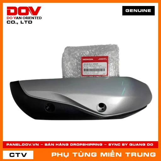 TẤM CÁCH NHIỆT ỐNG XẢ *NH411M* HONDA CHÍNH HÃNG (MÃ: 18318K12V00ZA) — 18318K12V00ZA