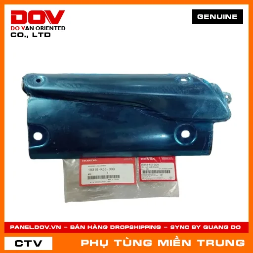 TẤM CÁCH NHIỆT ỐNG XẢ A HONDA CHÍNH HÃNG (MÃ: 18318K53D00) — 18318K53D00