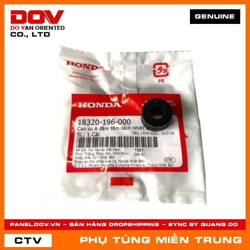 CAO SU A ĐỆM TẤM CÁCH NHIỆT ỐN HONDA CHÍNH HÃNG (MÃ: 18320196000) — 18320196000