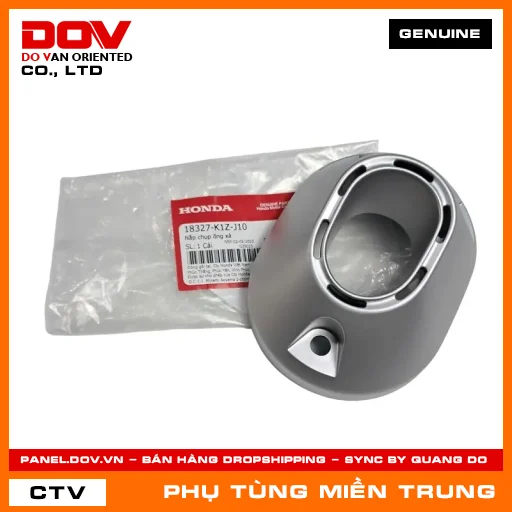 NẮP CHỤP ỐNG XẢ HONDA CHÍNH HÃNG (MÃ: 18327K1ZJ10) — 18327K1ZJ10