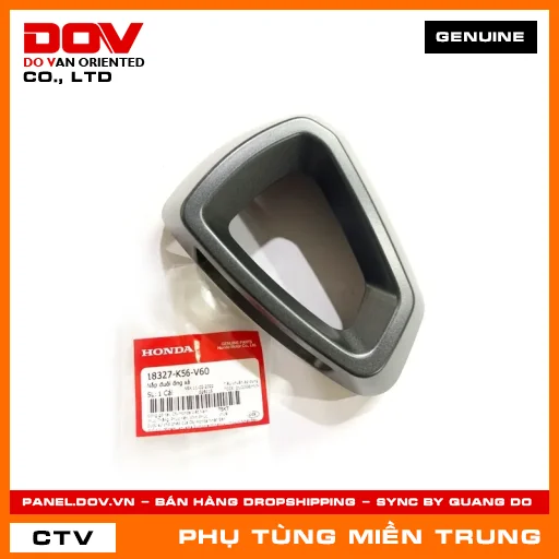 NẮP ĐUÔI ỐNG XẢ HONDA CHÍNH HÃNG (MÃ: 18327K56V60) — 18327K56V60