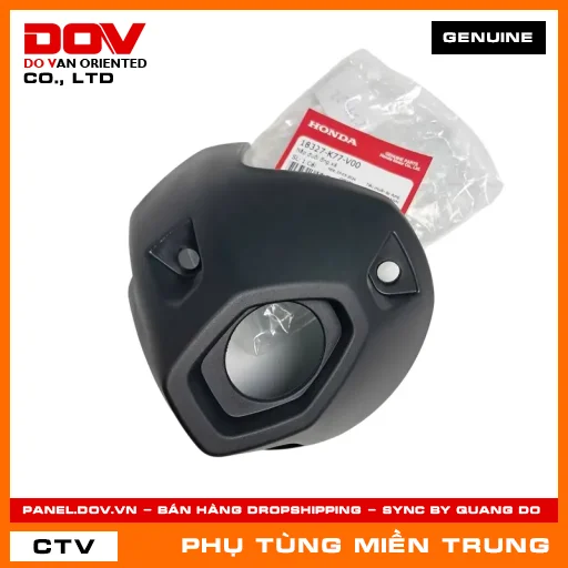 NẮP ĐUÔI ỐNG XẢ HONDA CHÍNH HÃNG (MÃ: 18327K77V00) — 18327K77V00