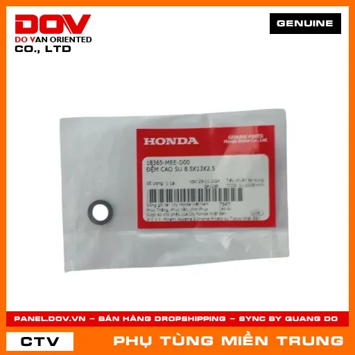 ĐỆM CAO SU 8.5X13X2.5 HONDA CHÍNH HÃNG (MÃ: 18365MEED00) — 18365MEED00