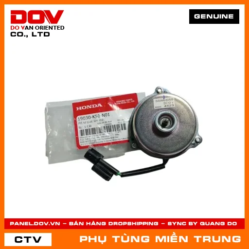 MÔ TƠ QUẠT LÀM MÁT HONDA CHÍNH HÃNG (MÃ: 19030K56N01) — 19030K56N01