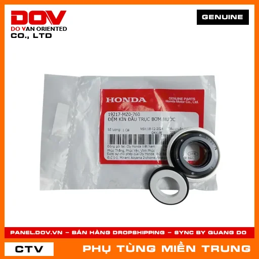 ĐỆM KÍN ĐẦU TRỤC BƠM NƯỚC HONDA CHÍNH HÃNG (MÃ: 19217MZ0760) — 19217MZ0760