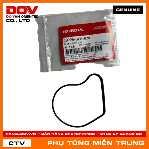GIOĂNG BƠM NƯỚC HONDA CHÍNH HÃNG (MÃ: 19226GFM970) — 19226GFM970