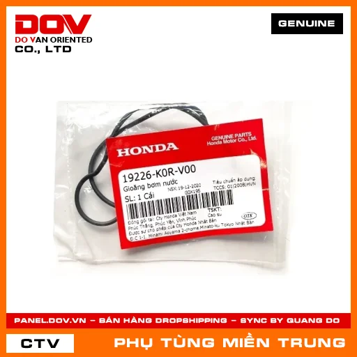 GIOĂNG BƠM NƯỚC HONDA CHÍNH HÃNG (MÃ: 19226K0RV00) — 19226K0RV00