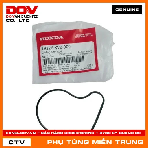 GIOĂNG BƠM NƯỚC HONDA CHÍNH HÃNG (MÃ: 19226KVB900) — 19226KVB900