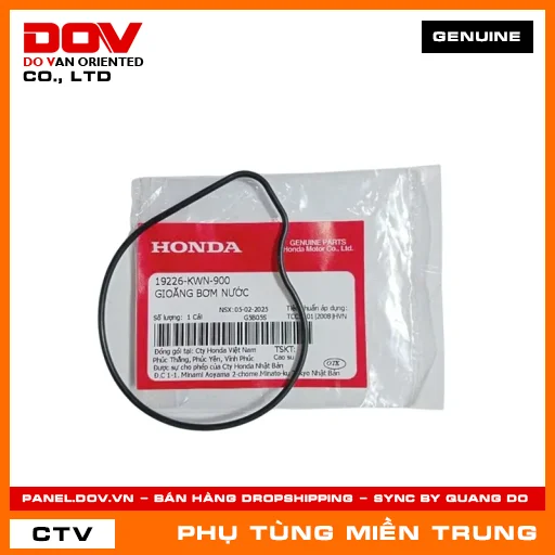 GIOĂNG BƠM NƯỚC HONDA CHÍNH HÃNG (MÃ: 19226KWN900) — 19226KWN900