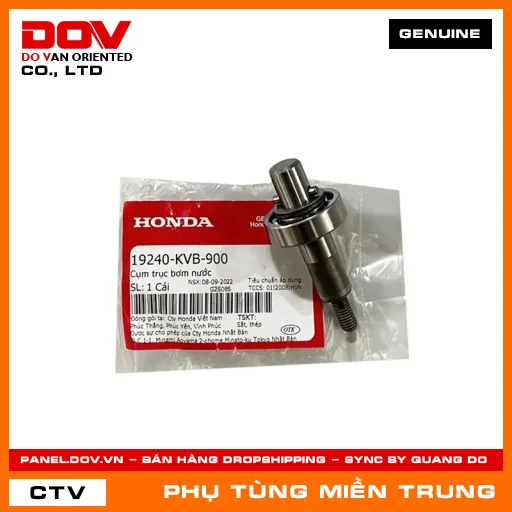 CỤM TRỤC BƠM NƯỚC HONDA CHÍNH HÃNG (MÃ: 19240KVB900) — 19240KVB900
