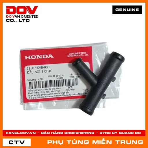 ĐẦU NỐI 3 CHẠC HONDA CHÍNH HÃNG (MÃ: 19507KVB900) — 19507KVB900