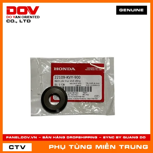 BÁNH CÓC TRỤC KHỞI ĐỘNG HONDA CHÍNH HÃNG (MÃ: 22109KVY900) — 22109KVY900