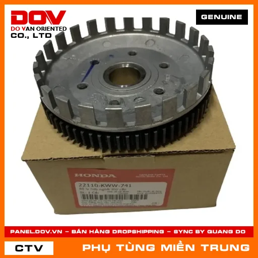 BỘ LY HỢP NGOÀI THỨ CẤP HONDA CHÍNH HÃNG (MÃ: 22110KWW741) — 22110KWW741