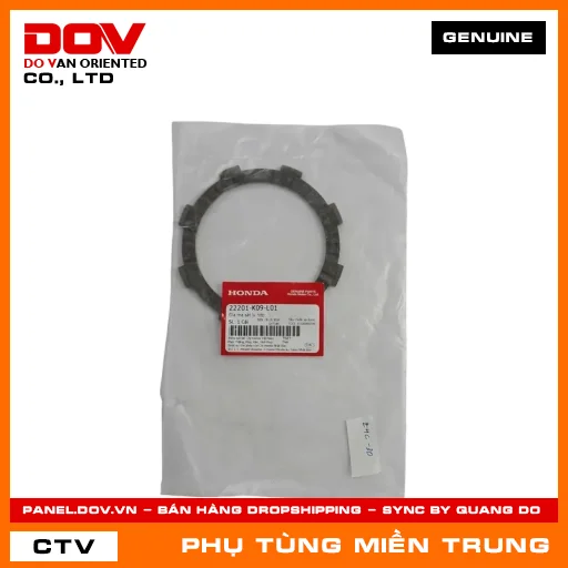 ĐĨA MA SÁT LY HỢP HONDA CHÍNH HÃNG (MÃ: 22201K09L01) — 22201K09L01