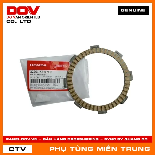 ĐĨA MA SÁT LY HỢP HONDA CHÍNH HÃNG (MÃ: 22201KBW900) — 22201KBW900